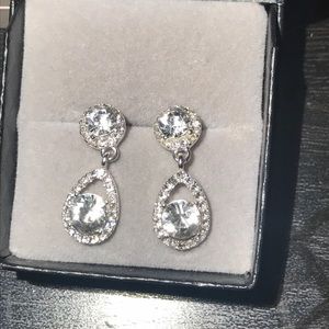 Silver earrings